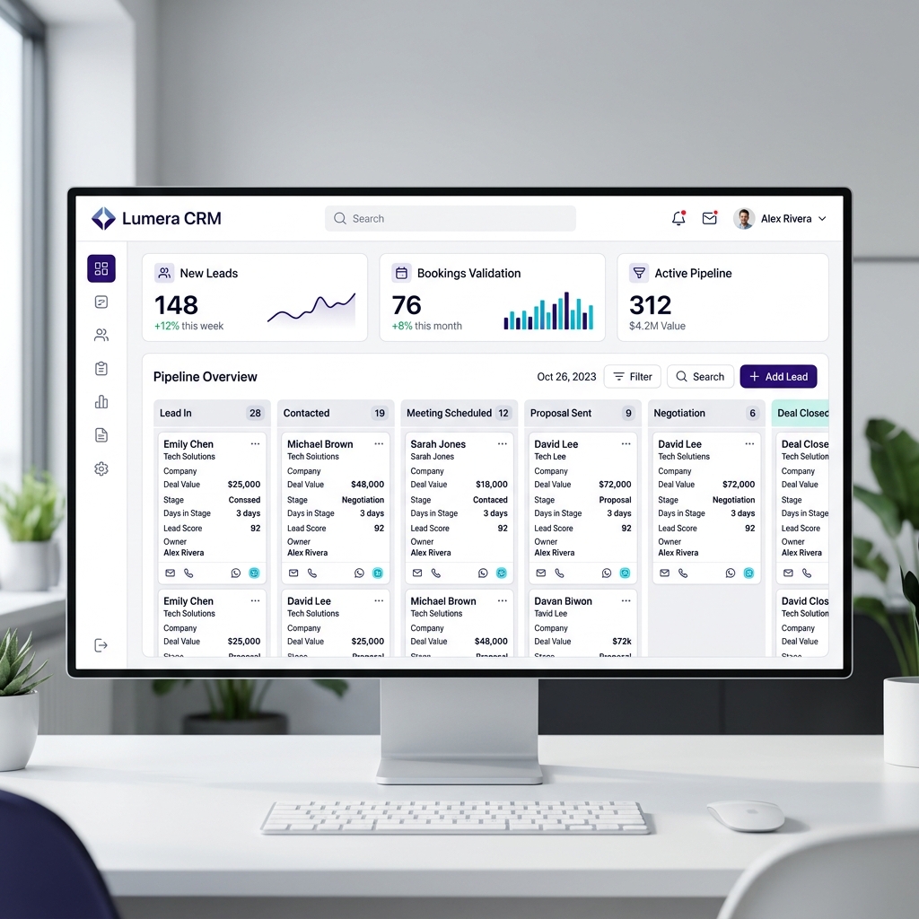 Lumera CRM Dashboard